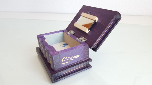 Scatola di gioielli tipo puzzle 2 in 1