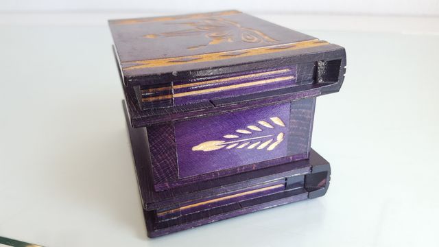 Scatola di gioielli tipo puzzle 2 in 1