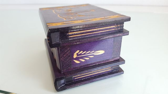 Scatola di gioielli tipo puzzle 2 in 1