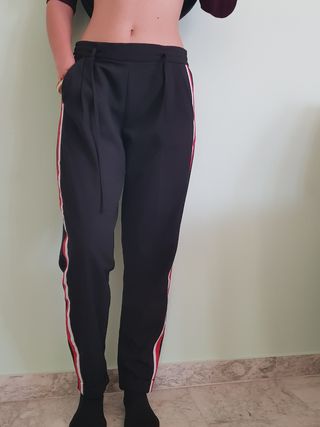 Pantaloni sportivi vintage a righe