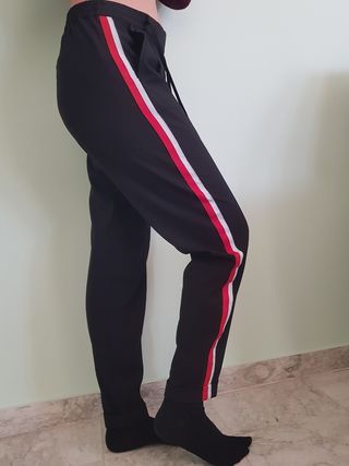 Pantaloni sportivi vintage a righe