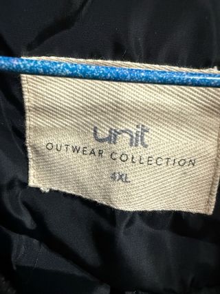Anorak Unit Negro 4XL 