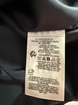 Anorak Unit Negro 4XL 