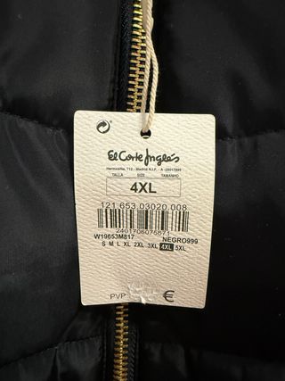 Anorak Unit Negro 4XL 