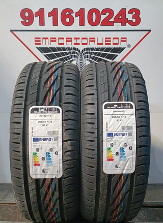 205 55 16 V UNIROYAL RUEDA NUEVA YA MONTADA