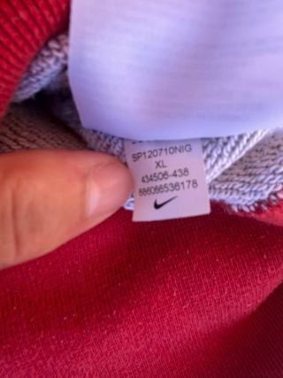 Chaqueta Sudadera Nike Gris y Azul