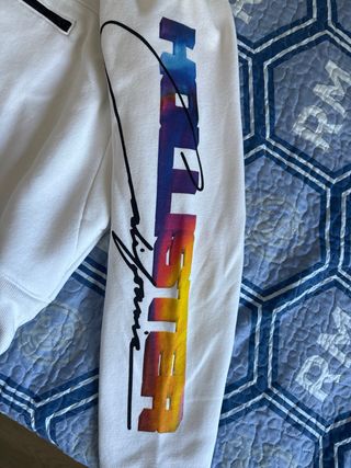 Sudadera Hollister Blanca Multicolor