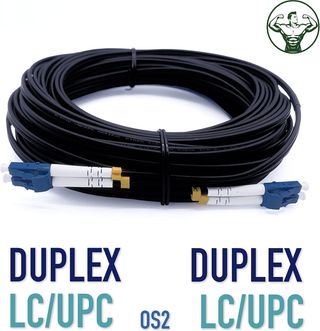 Elfcam Cable Fibra Óptica Blindado LC/UPC Duplex