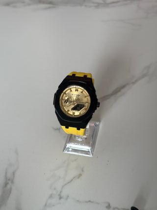 G-Shock GA-2100 Casioak Mod Oro y Amarillo