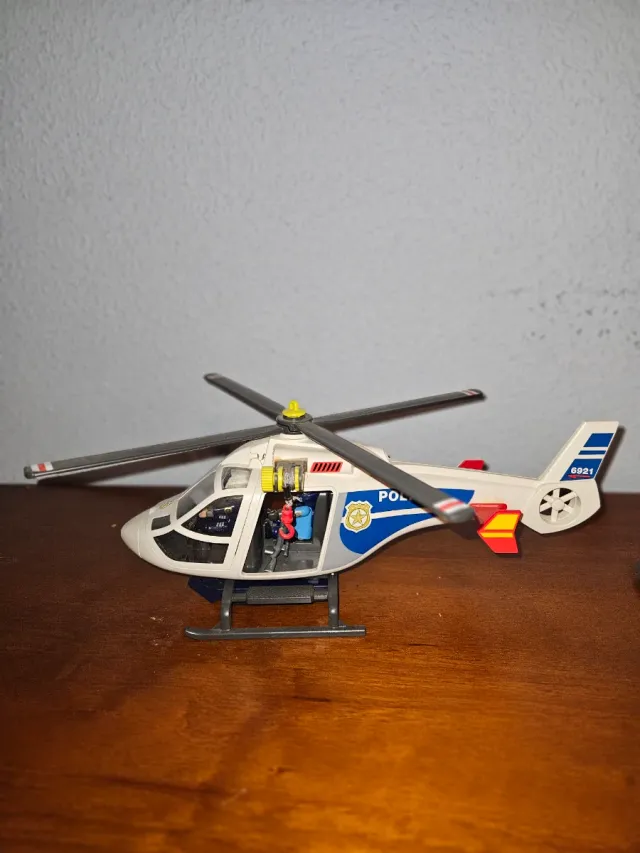 Helicóptero Policía Playmobil