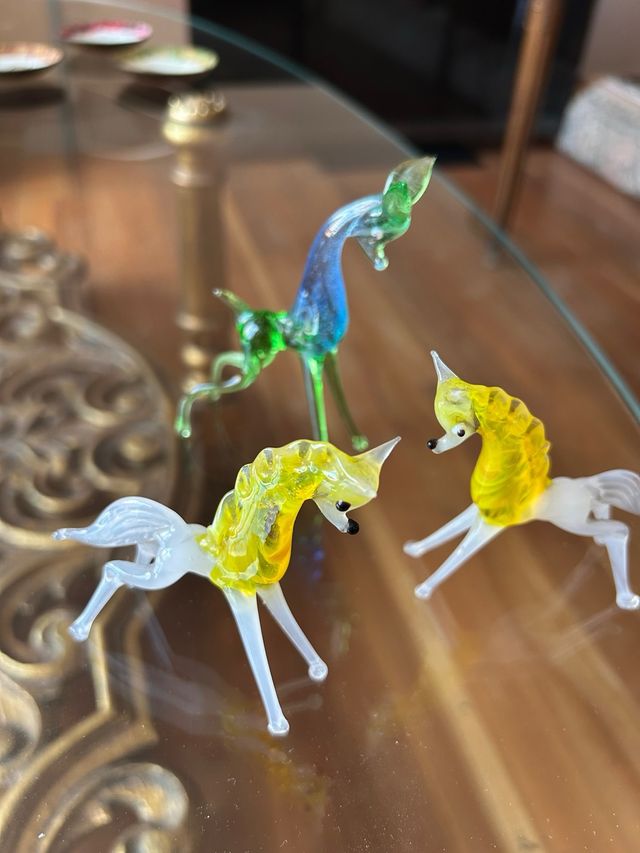 Figuritas de cristal Murano