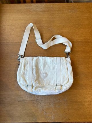 Bolso Kipling Blanco Vintage