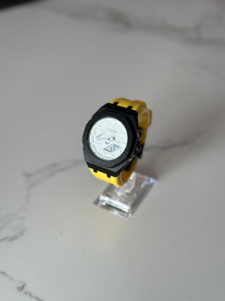 G-Shock Ga-2100 Casioak Amarillo Blanco