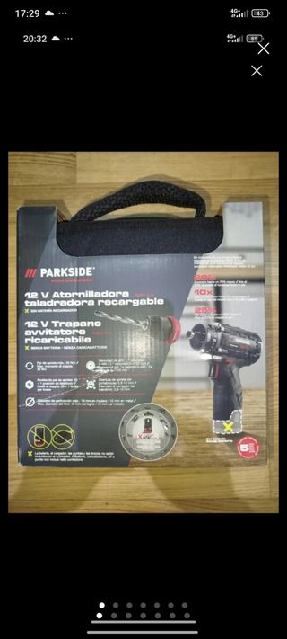 Taladro Atornillador Parkside 12V Recargable