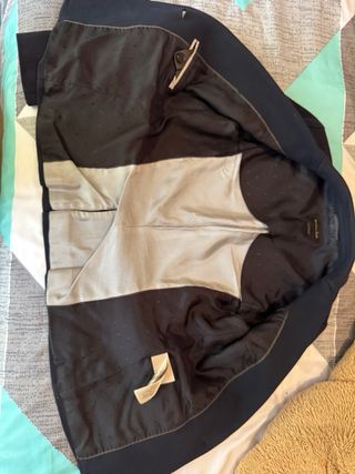 Chaqueta de vestir Massimo Dutti negra