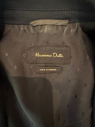 Chaqueta de vestir Massimo Dutti negra
