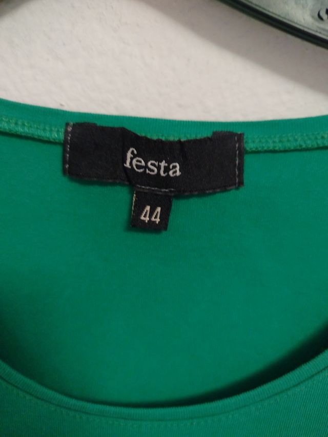 Camisa verde Festa mujer talla 44