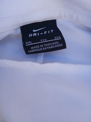 Chaqueta Nike Fútbol Gris y Blanca