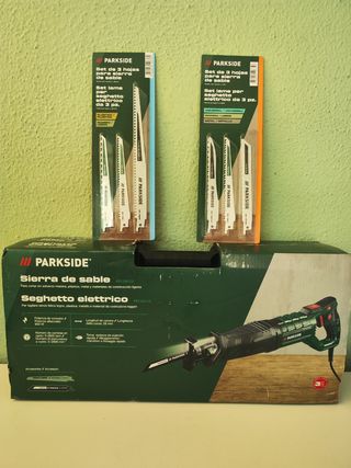 Sierra de sable PARKSIDE 850W + Hojas