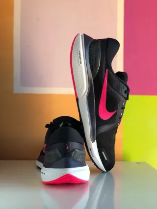 Nike Air Zoom Zapatillas Running Negras Rosas