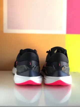 Nike Air Zoom Zapatillas Running Negras Rosas