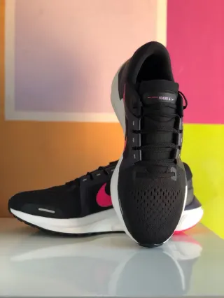 Nike Air Zoom Zapatillas Running Negras Rosas