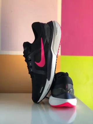 Nike Air Zoom Zapatillas Running Negras Rosas