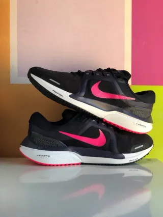 Nike Air Zoom Zapatillas Running Negras Rosas