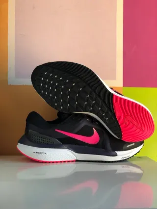 Nike Air Zoom Zapatillas Running Negras Rosas
