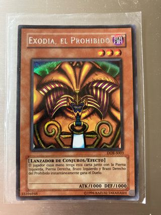 Exodia, El Prohibido Yu-Gi-Oh! Carta DOR-S003