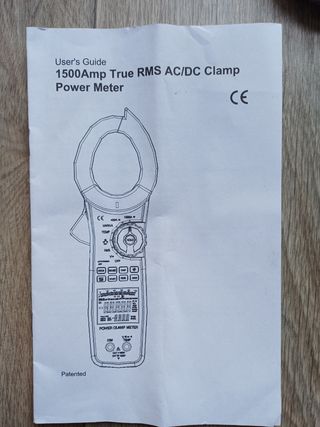 Pinza Amperimétrica True RMS AC/DC CEM