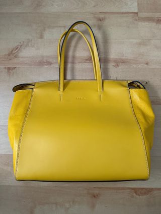 Bolso Furla Amarillo Piel