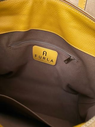 Bolso Furla Amarillo Piel