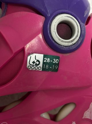 Patines en línea rosas para niños