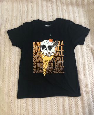 Camiseta Jack & Jones Negra Talla M