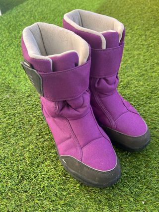 Botas de nieve moradas