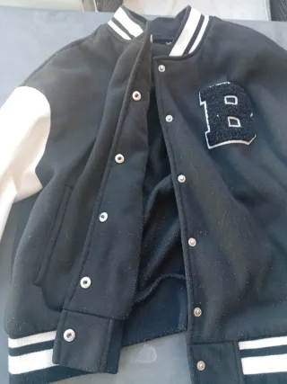 Chaqueta Shein Negra y Blanca