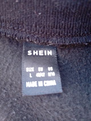 Chaqueta Shein Negra y Blanca