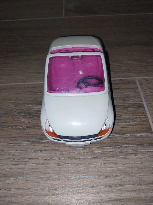 Coche blanco de juguete playmobil