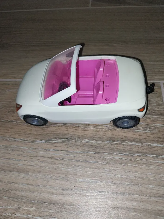 Coche blanco de juguete playmobil