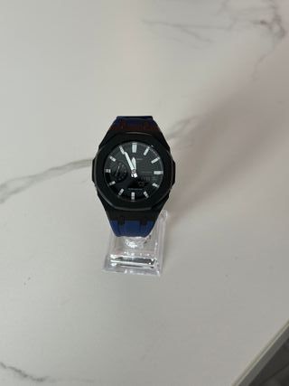 G-Shock GA-2100 Mod Casioak Azul y Negro