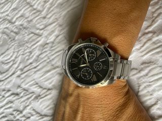 Reloj Fossil Mujer Negro y Plateado