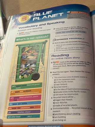 Libro inglés (student’s book) 