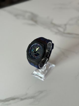 G-Shock GA-2100 Mod Casioak Azul Negro