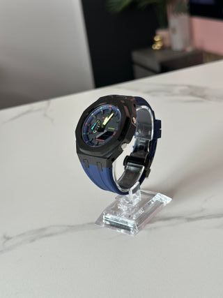 G-Shock GA-2100 Mod Casioak Azul Negro