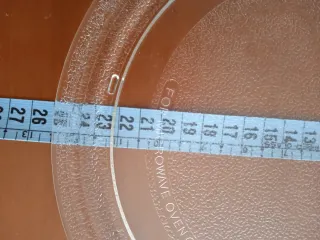 Plato microondas y trinchador horno