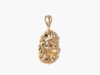 colgante oro 18k con piedra con circonita