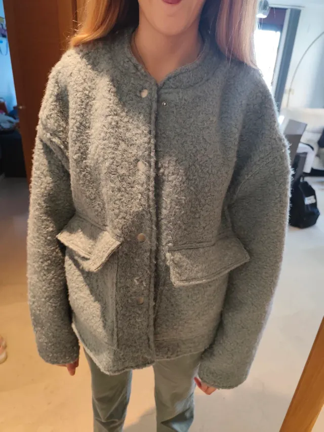 Bomber gris y verde para arreglar