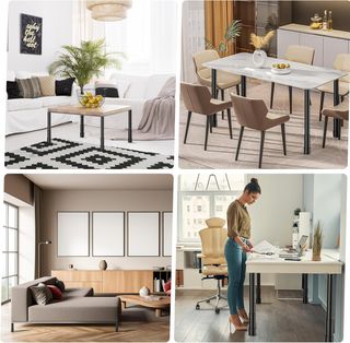 4 Piedini Regolabili 25-43cm Nuovi  BA025