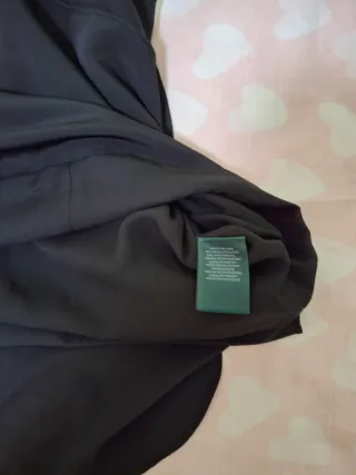 Polo Ralph Lauren Vestido Negro Queda preciosa